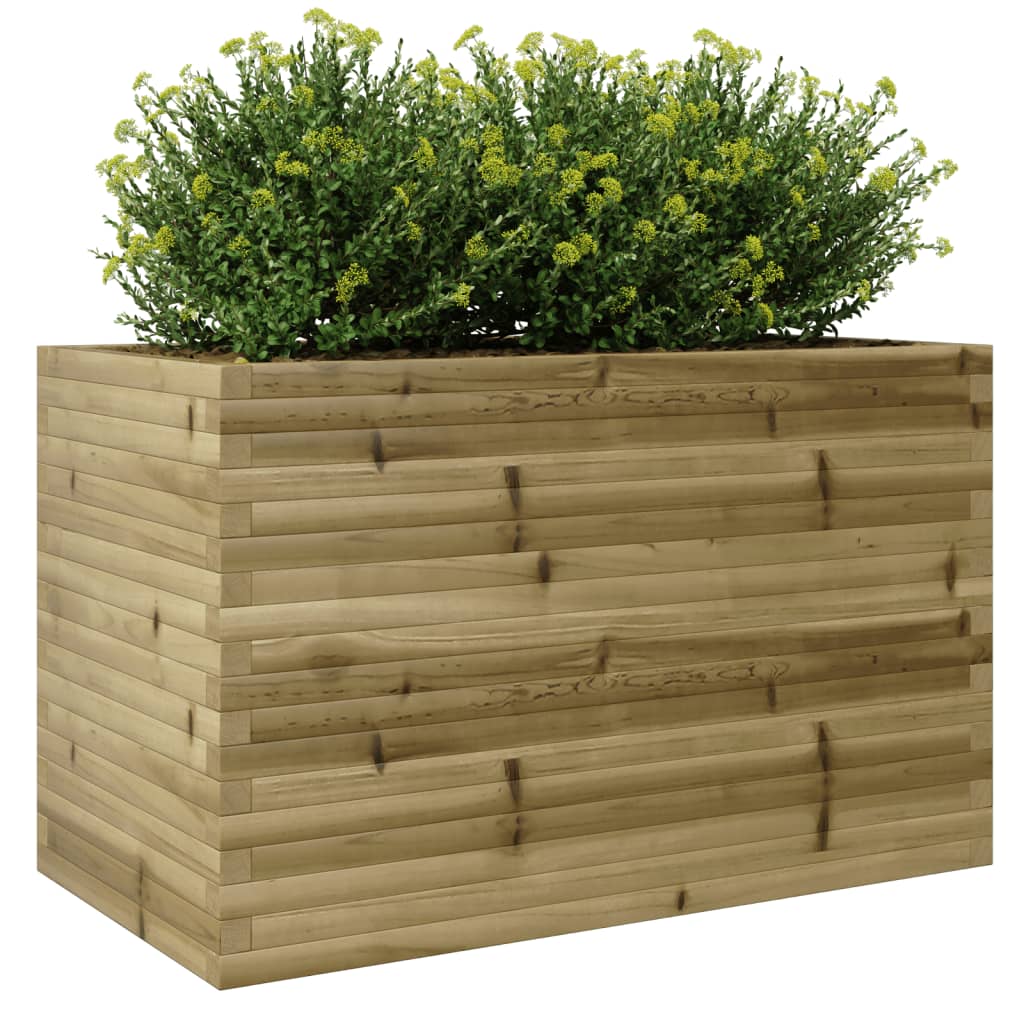 Jardinière 110x60x68,5 cm bois de pin imprégné