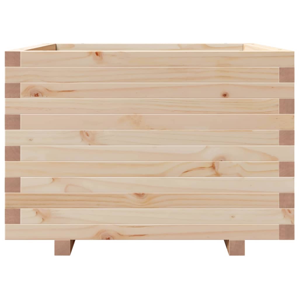 Jardinière 70x70x49,5 cm bois de pin massif