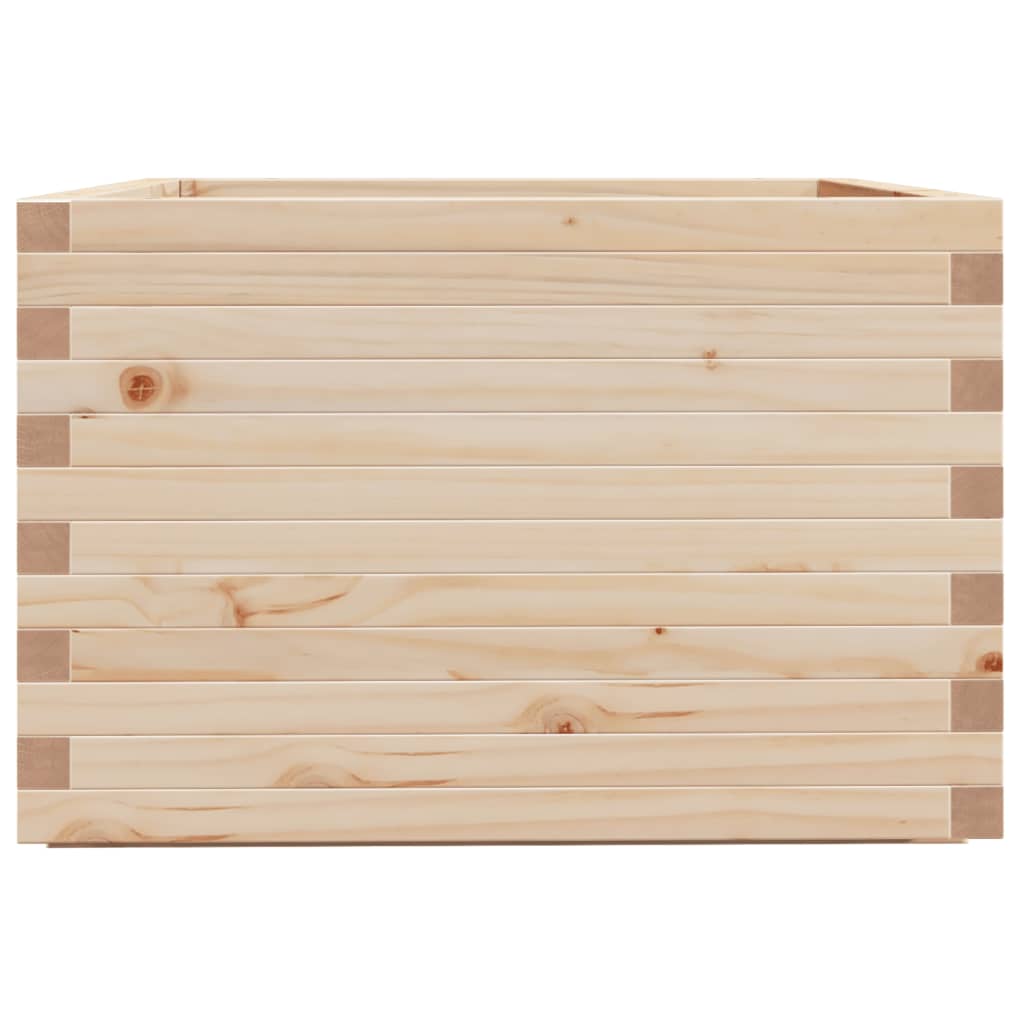 Jardinière 70x70x49,5 cm bois de pin massif