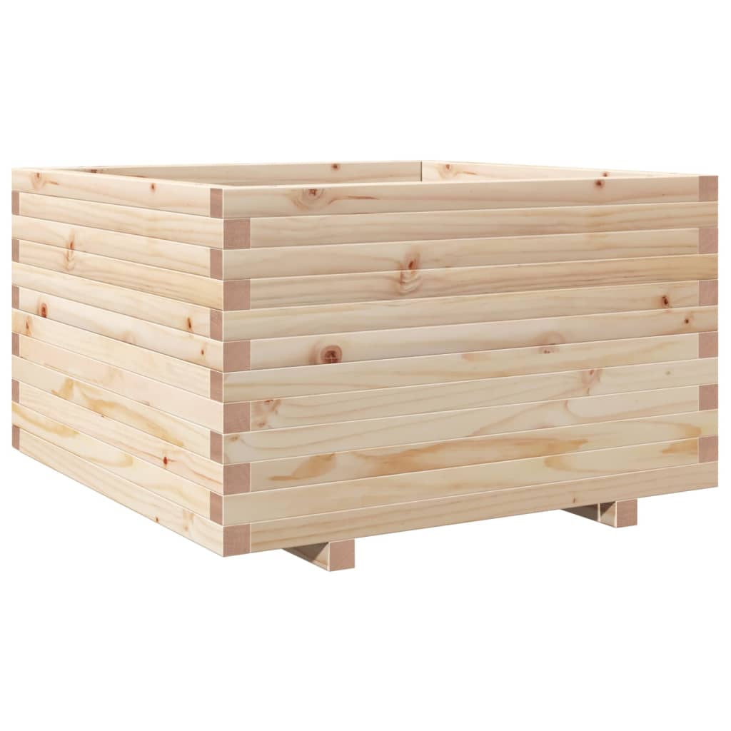 Jardinière 80x80x49,5 cm bois de pin massif