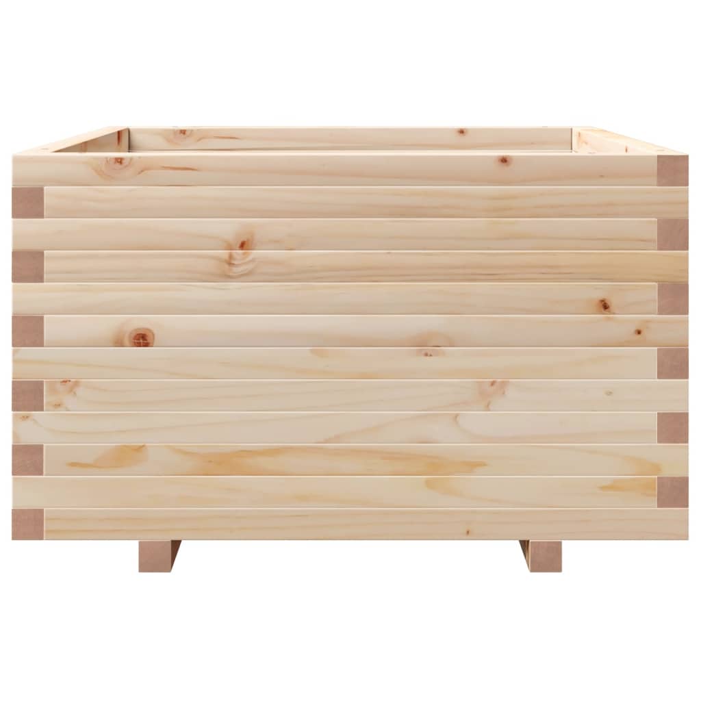 Jardinière 80x80x49,5 cm bois de pin massif