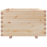 Jardinière 80x80x49,5 cm bois de pin massif