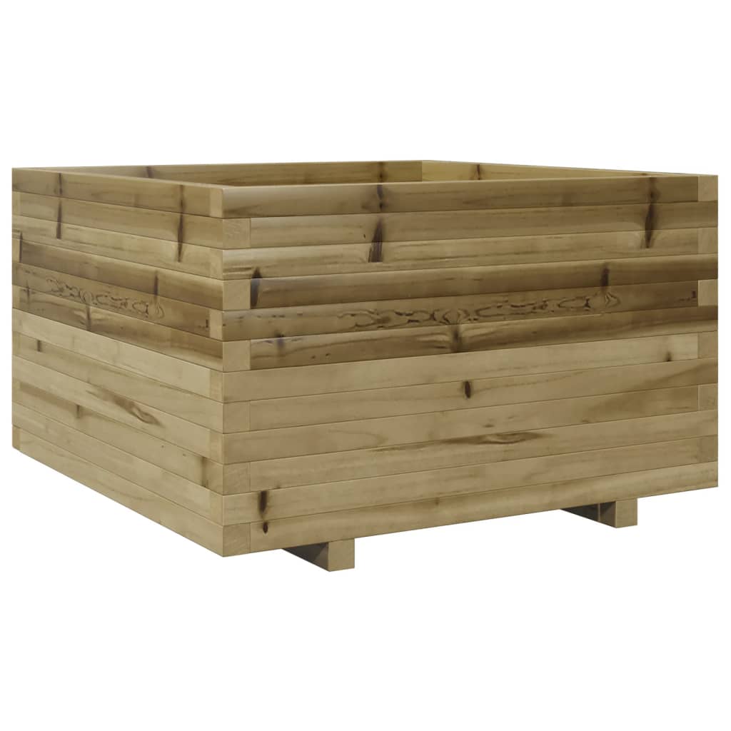 Jardinière 80x80x49,5 cm bois de pin imprégné