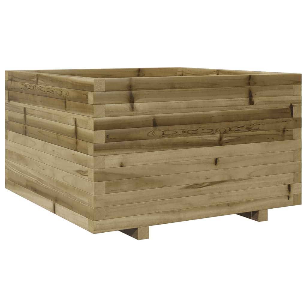 Jardinière 80x80x49,5 cm bois de pin imprégné