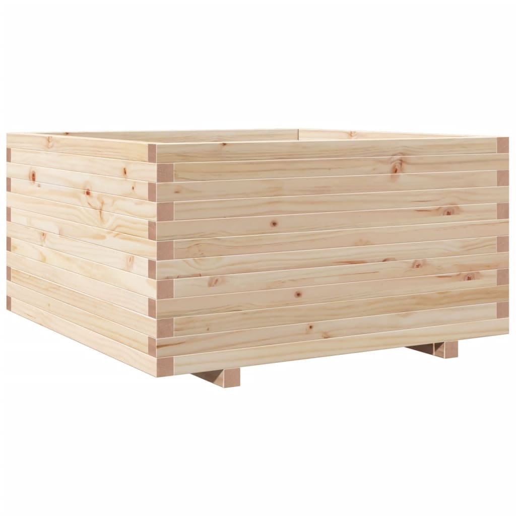 Jardinière 90x90x49,5 cm bois de pin massif