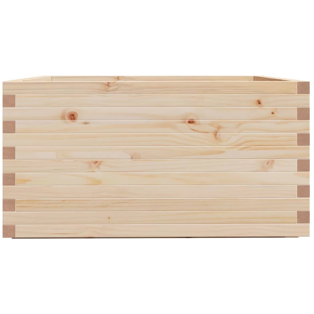 Jardinière 90x90x49,5 cm bois de pin massif