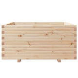 Jardinière 100x100x49,5 cm bois de pin massif