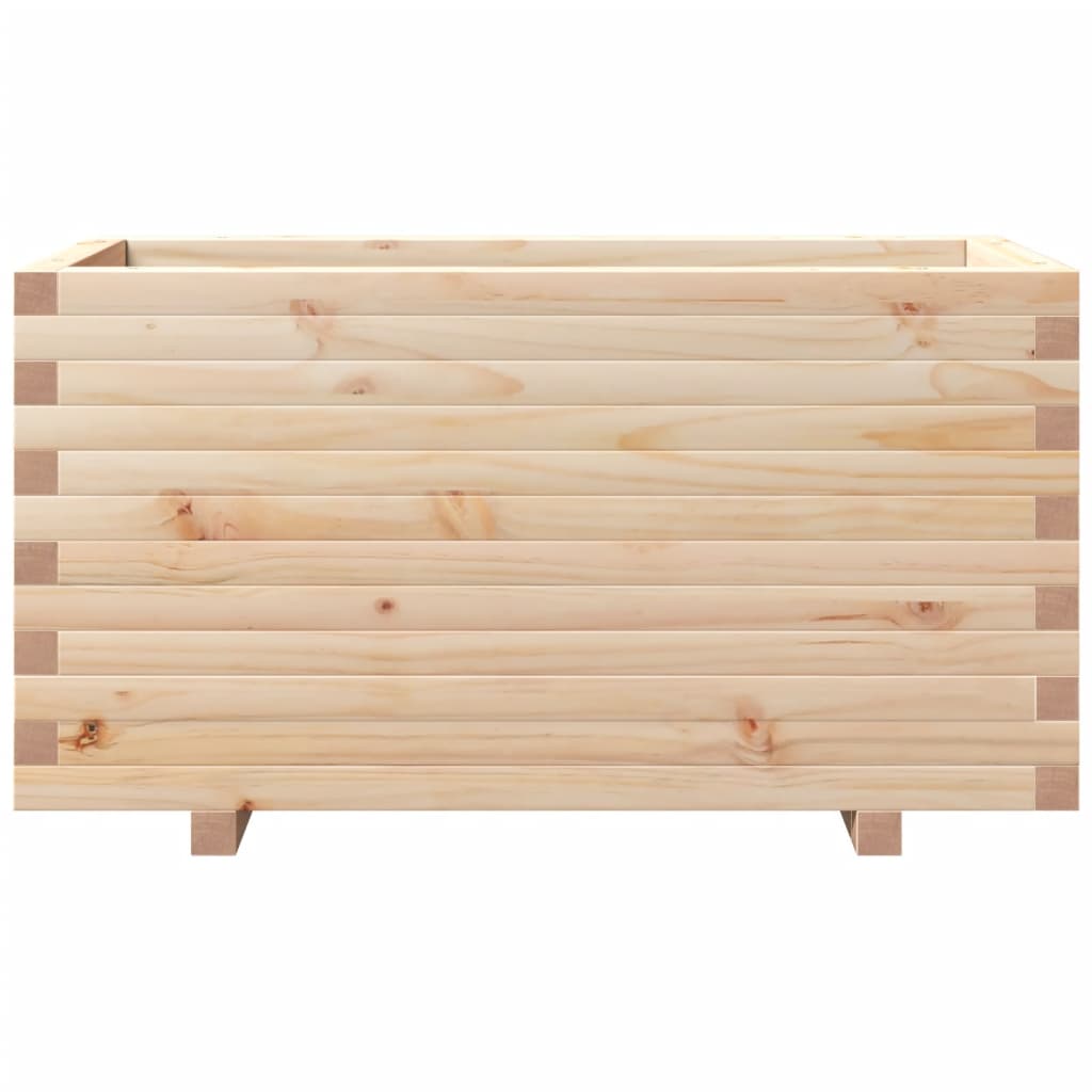 Jardinière 90x40x49,5 cm bois de pin massif