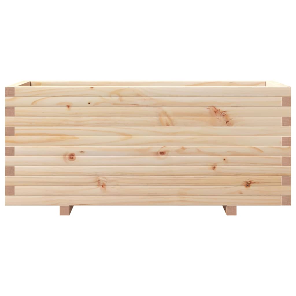 Jardinière 110x40x49,5 cm bois de pin massif