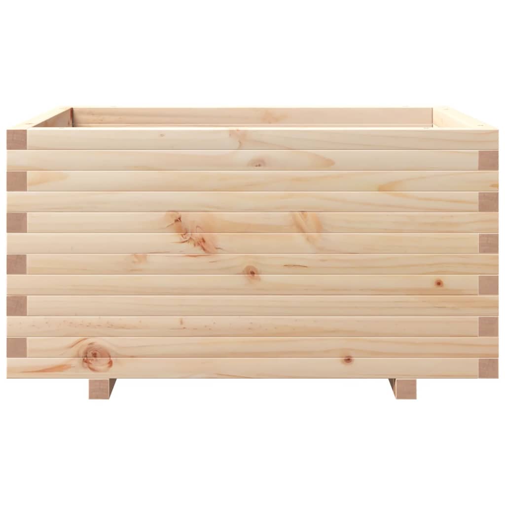 Jardinière 90x60x49,5 cm bois de pin massif