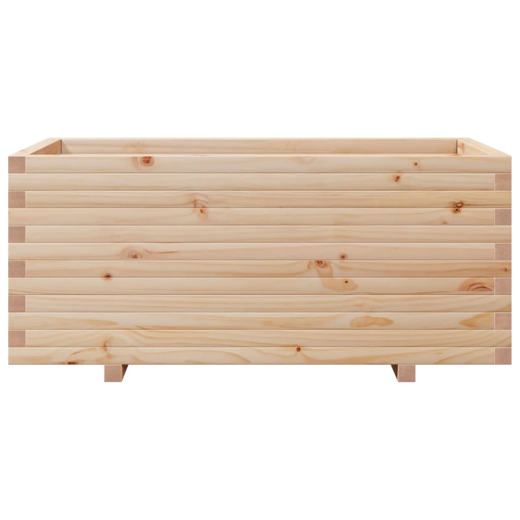 Jardinière 110x60x49,5 cm bois de pin massif