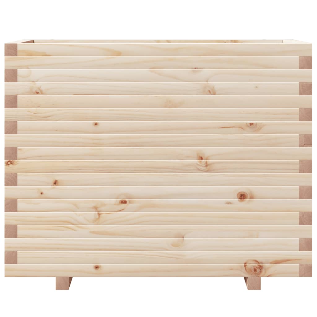 Jardinière 90x40x72,5 cm bois de pin massif