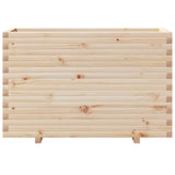 Jardinière 110x40x72,5 cm bois de pin massif