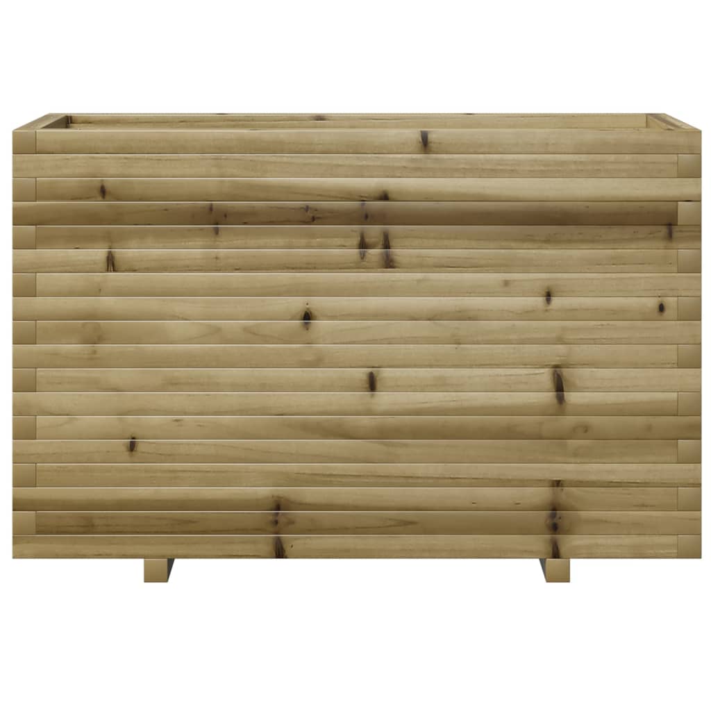 Jardinière 110x40x72,5 cm bois de pin imprégné