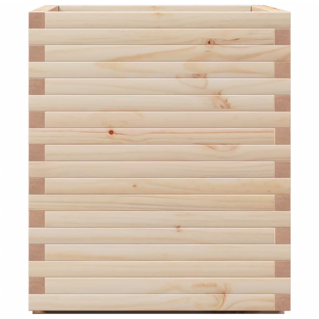 Jardinière 60x60x72 cm bois de pin massif