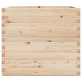 Jardinière 80x80x72 cm bois de pin massif