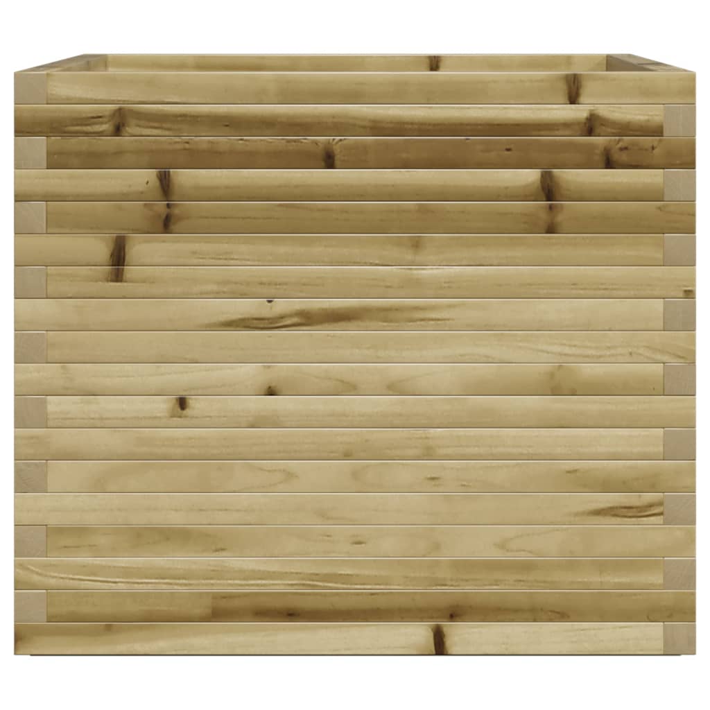 Jardinière 80x80x72 cm bois de pin imprégné