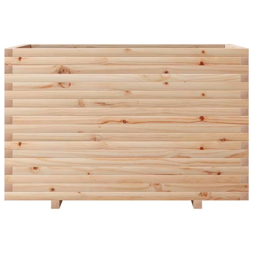 Jardinière 110x60x72 cm bois de pin massif