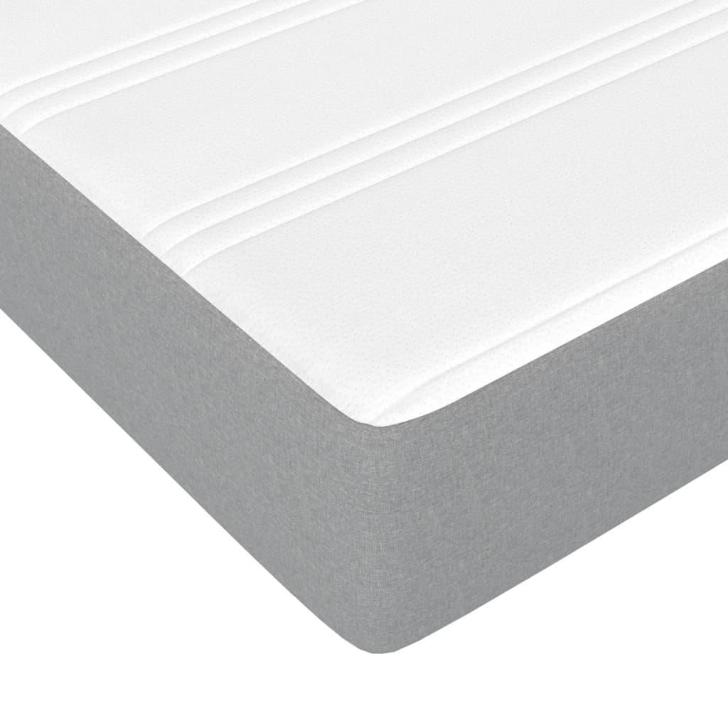 Lit avec matelas blanc 200x200 cm bois massif de pin