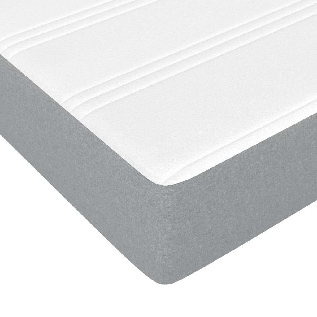 Lit avec matelas blanc 160x200 cm bois de pin massif