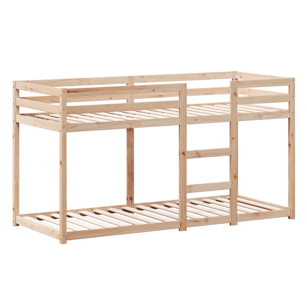 Bunk bed without mattress 80x200 cm solid pine wood