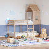 Bunk bed without mattress 80x200 cm solid pine wood