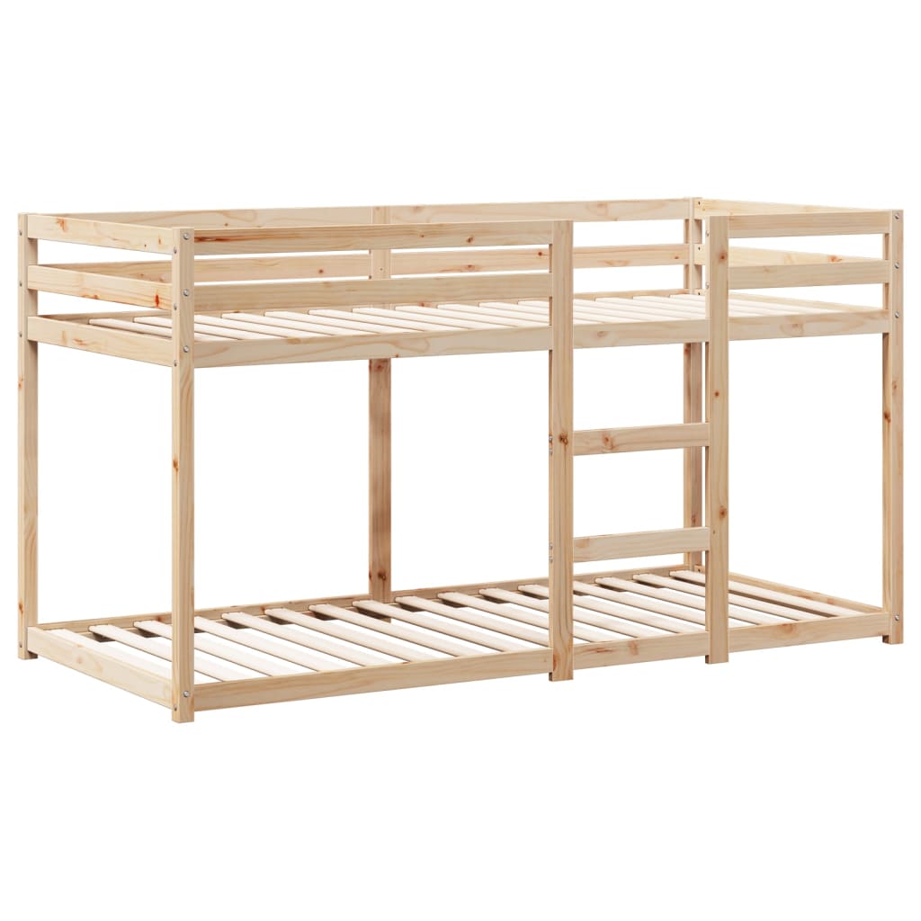 Bunk bed without mattress 90x200 cm solid pine wood