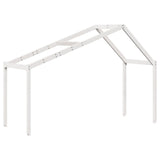 Lit superposé sans matelas blanc 90x200 cm bois de pin massif