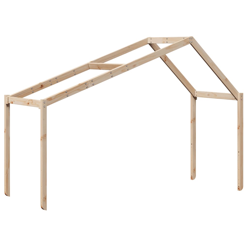 Lit superposé sans matelas 90x190 cm bois de pin massif