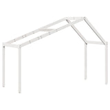 Lit superposé sans matelas blanc 90x190 cm bois de pin massif