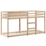 Lit superposé sans matelas 90x200 cm bois de pin massif