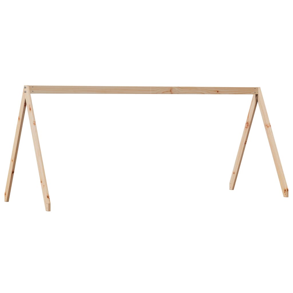 Lit superposé sans matelas 90x200 cm bois de pin massif