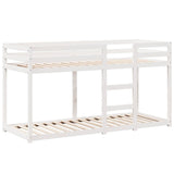 Bunk bed without mattress white 90x200 cm solid pine wood