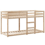 Lit superposé sans matelas 90x190 cm bois de pin massif