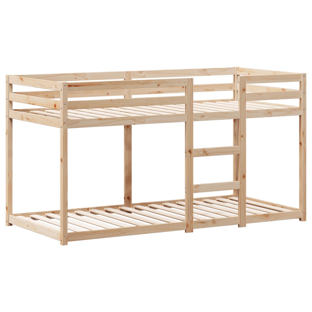 Lit superposé sans matelas 90x200 cm bois de pin massif