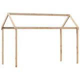 Lit superposé sans matelas 90x200 cm bois de pin massif