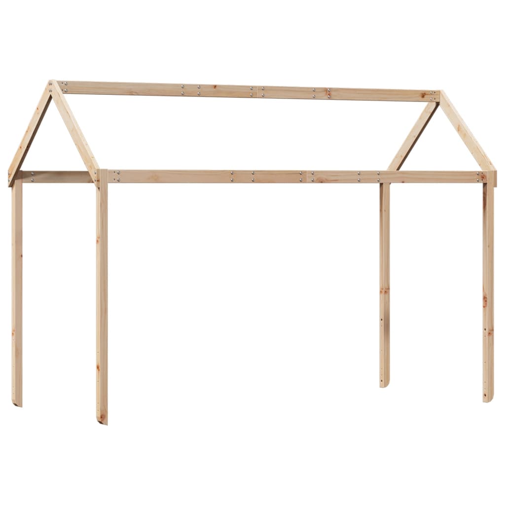 Lit superposé sans matelas 90x190 cm bois de pin massif