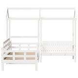 Daybed and bench set and roof without mattress white