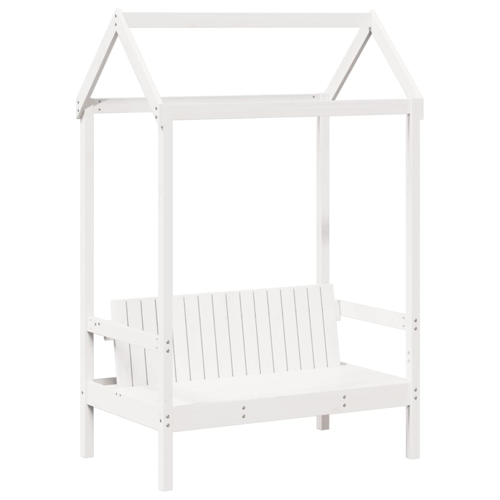 Daybed and bench set and roof without mattress white