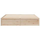 Cadre de lit sans matelas 200x200 cm bois massif de pin