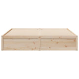 Cadre de lit sans matelas 180x200 cm bois massif de pin