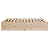 Cadre de lit sans matelas 180x200 cm bois massif de pin