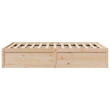 Cadre de lit sans matelas 120x190 cm bois de pin massif