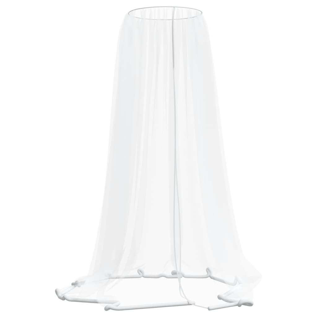 Moustiquaire pour parasol 220 maille blanc Φ330x250 cm