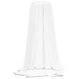 Moustiquaire pour parasol 220 maille blanc Φ330x250 cm