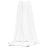 Moustiquaire pour parasol 220 maille blanc Φ330x250 cm