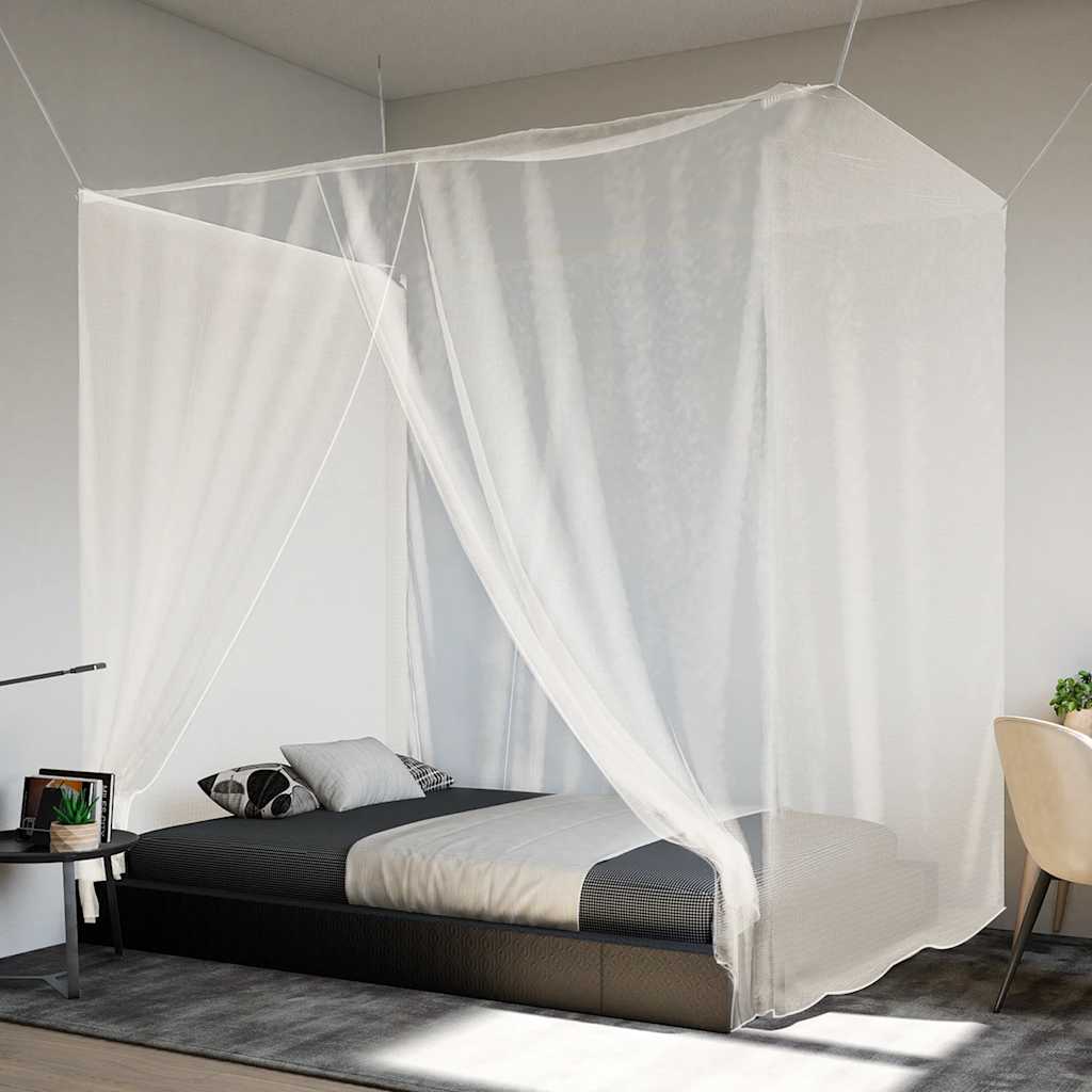 Moustiquaire suspendue 156 maille blanc 220x200x210 cm