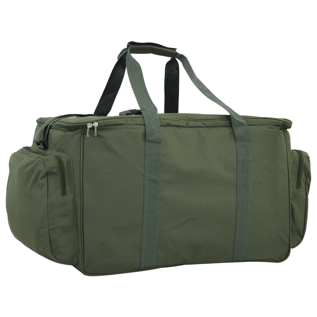 Dark green waterproof fishing bag oxford fabric