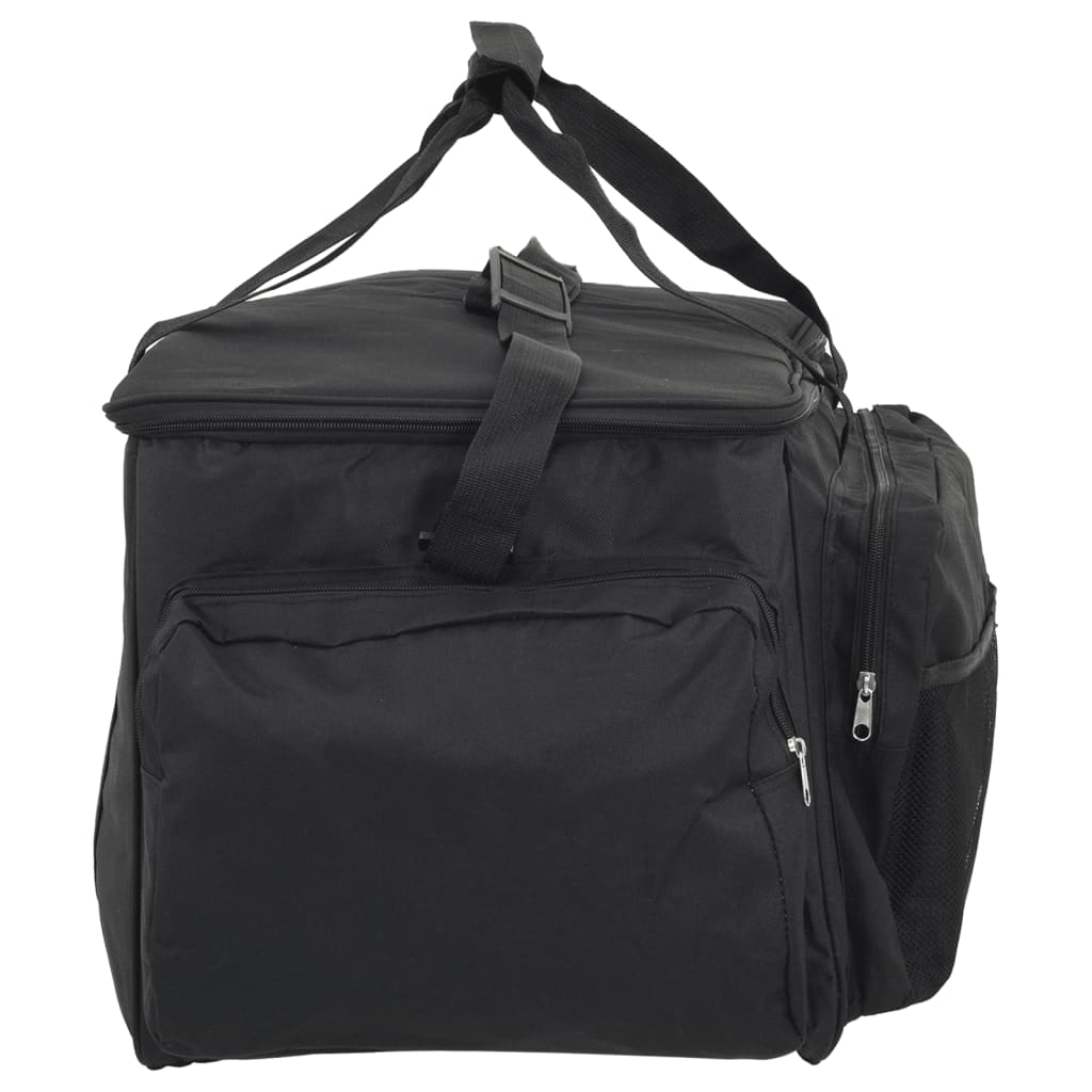 Black waterproof fishing bag oxford fabric