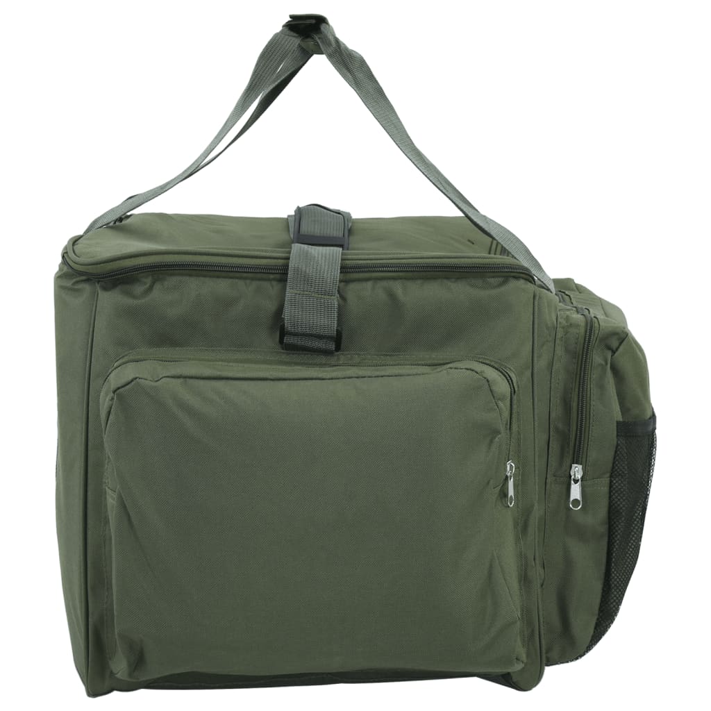 Dark green waterproof fishing bag oxford fabric